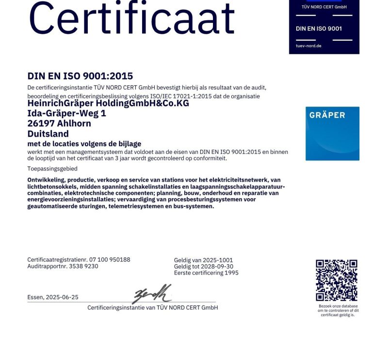 Zert ISO 9001 2015 Niederlaendisch m Anlage